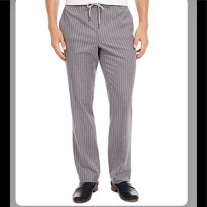 TASSO ELBA lux lounge pinstripe pj pants Medium
